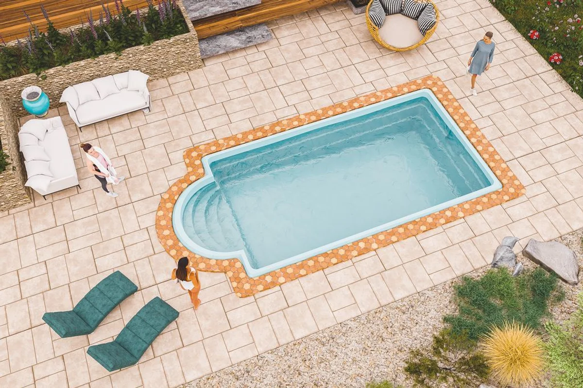 Композитный бассейн Элегант