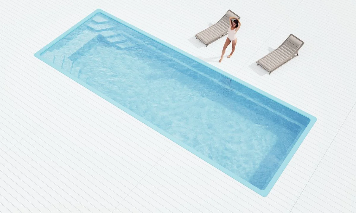 Композитный бассейн Ривьера 1000