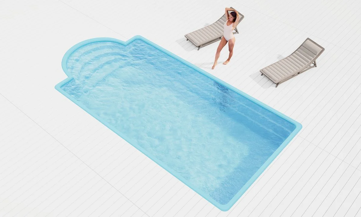 Композитный бассейн Элегант