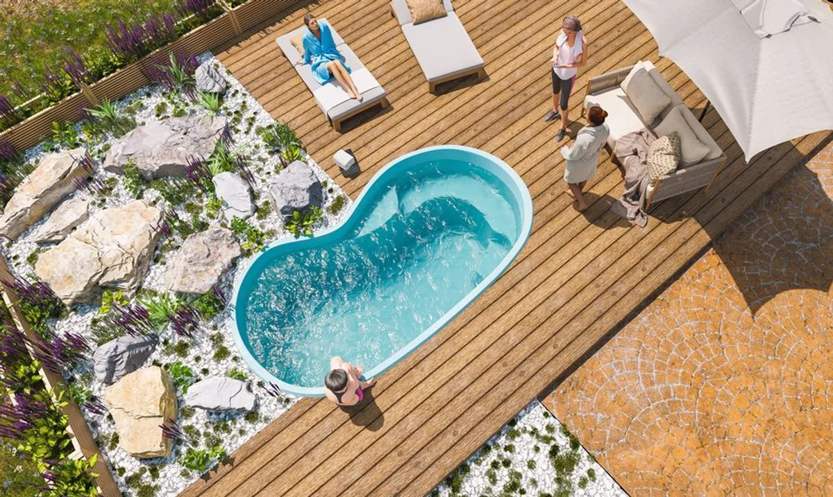 Композитный бассейн Оптима