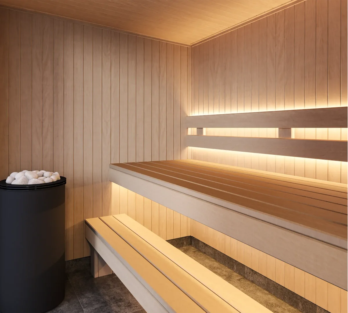 Модульная баня М2 (2,55 м)