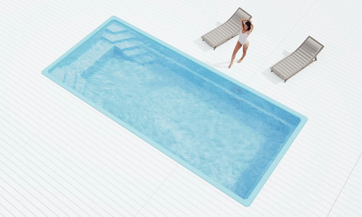 Композитный бассейн Ривьера 800