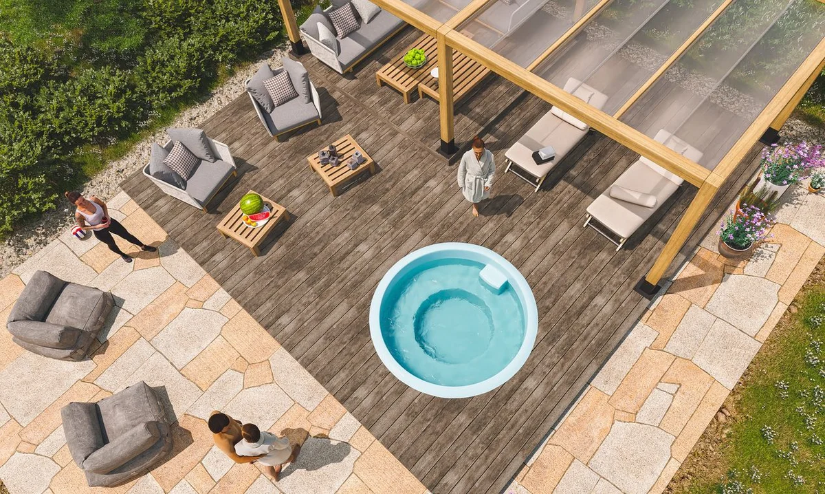 Композитный бассейн Спа лайт