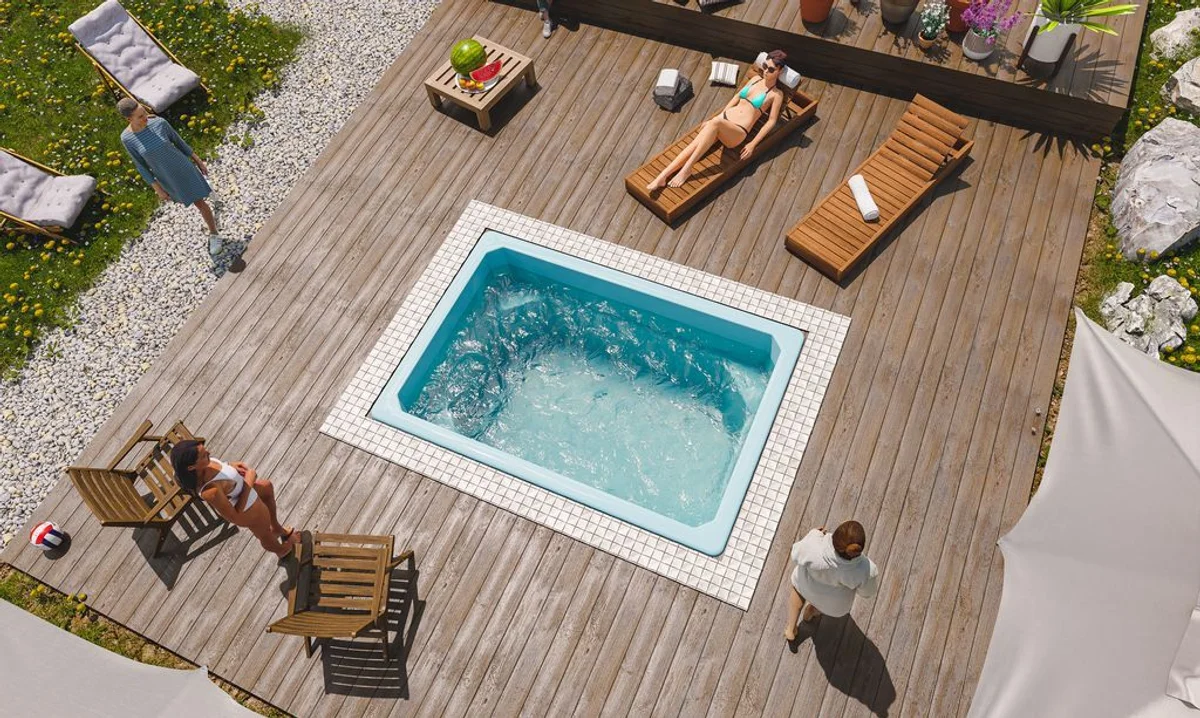 Композитный бассейн Комфорт