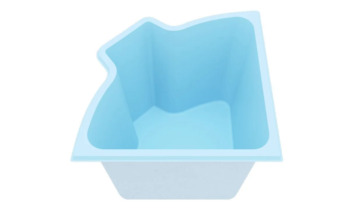 Композитный бассейн Купель угловая