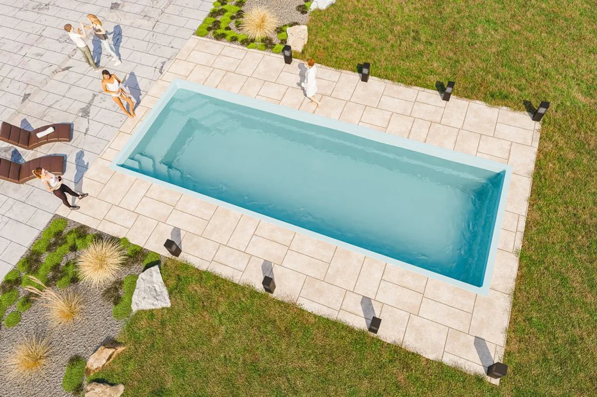 Композитный бассейн Ривьера 1000