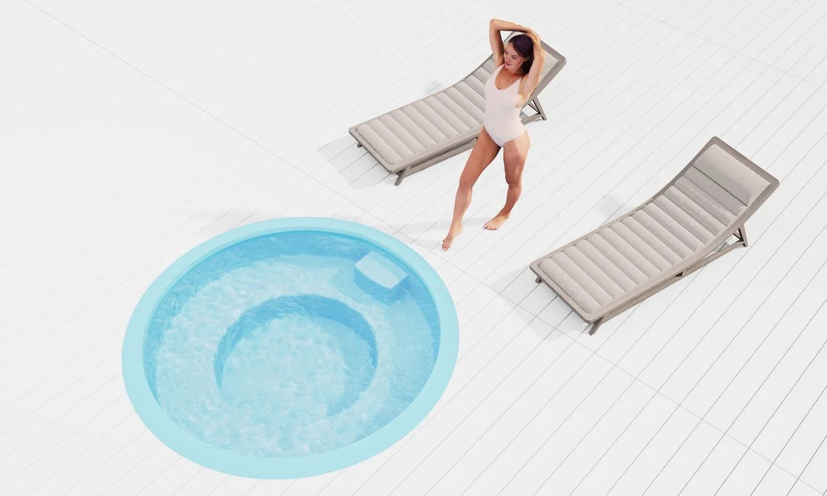 Композитный бассейн Спа лайт